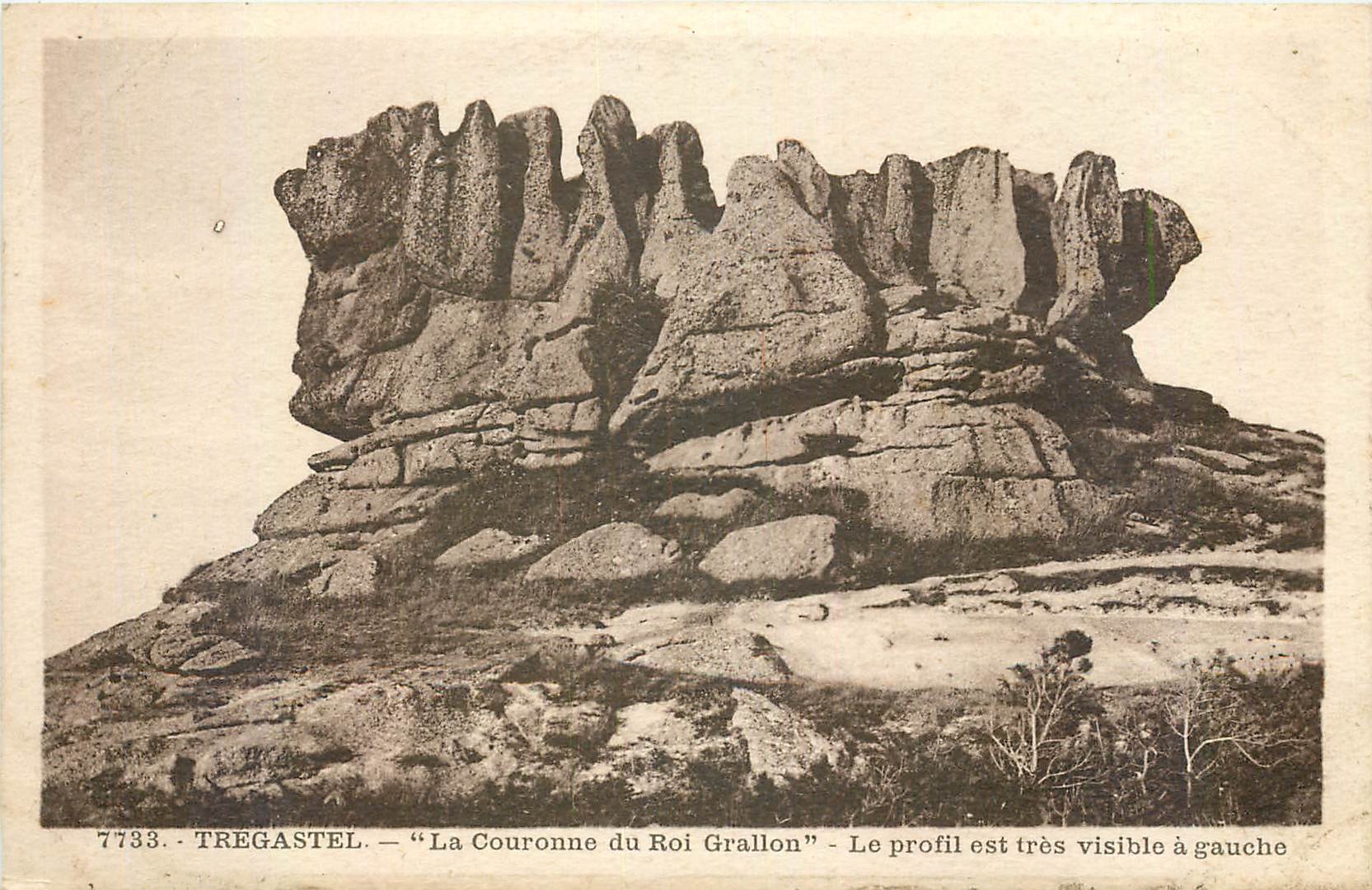 Tregastel — La Couronne du Roi Grallon — Éd. Art. E. Hannonic, n° 7733