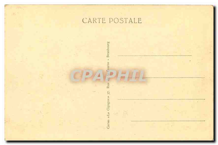 CPA Vallee des lacs de Retournemer et de Longemer  — Rückseite