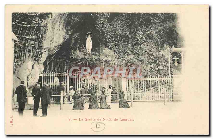 CPA La Grotte de N D de Lourdes 