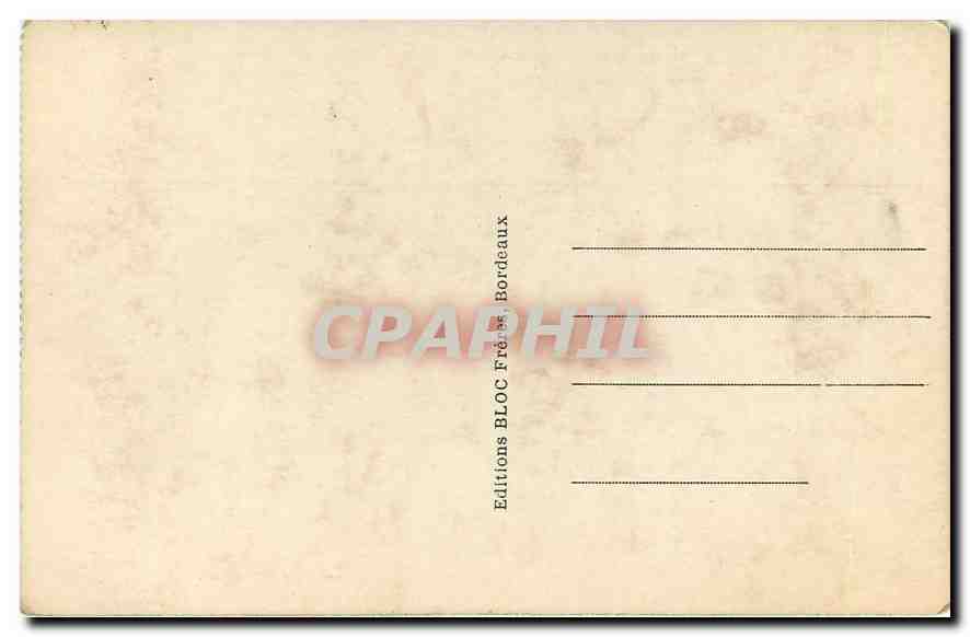 CPA  Gare Maritime du Verdon Bordeaux Le grand hall — Verso