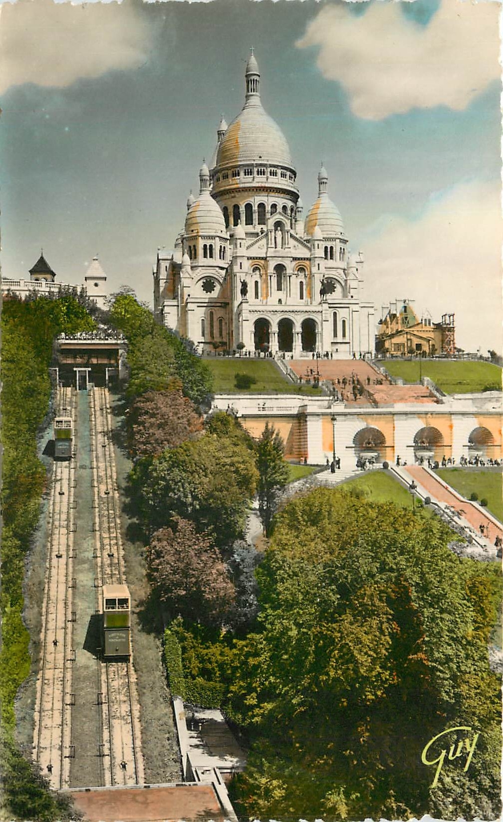 CPA Paris et ses Merveilles Basilique du Sacre Coeur de Montmartre 
