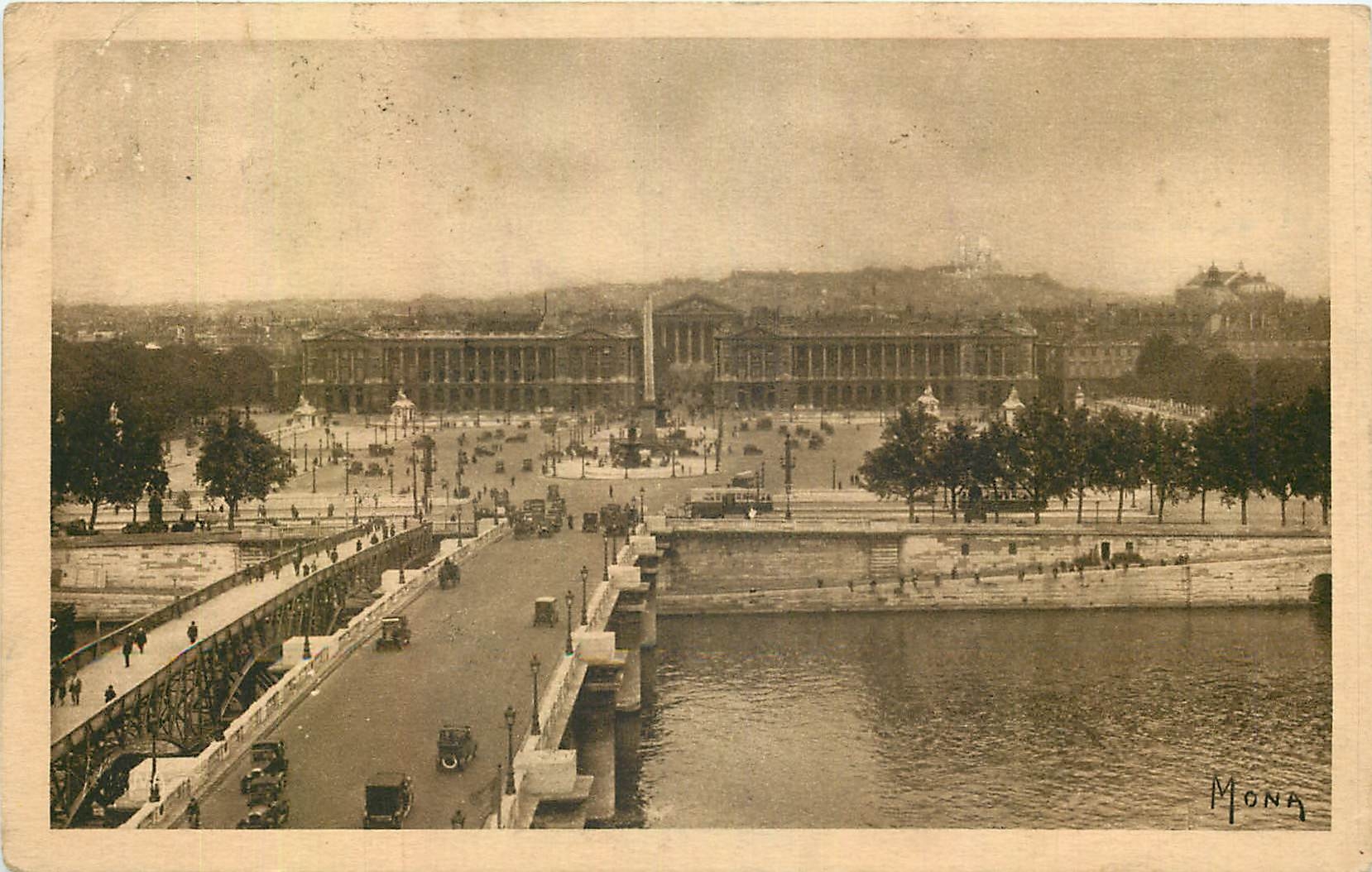 CPA Paris La Place de la Concorde Vue prise de la Chambre des Deputes 