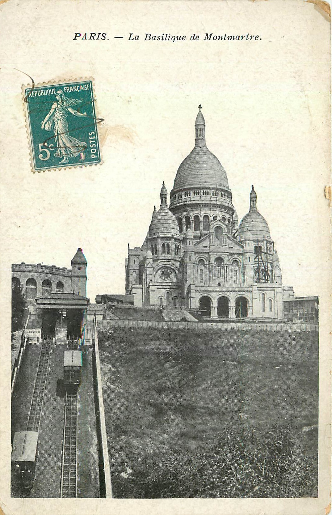 CPA Paris La Basilique de Montmartre 