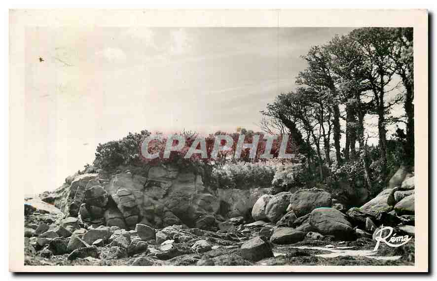 CPA Big Meil Finistere Rochers 