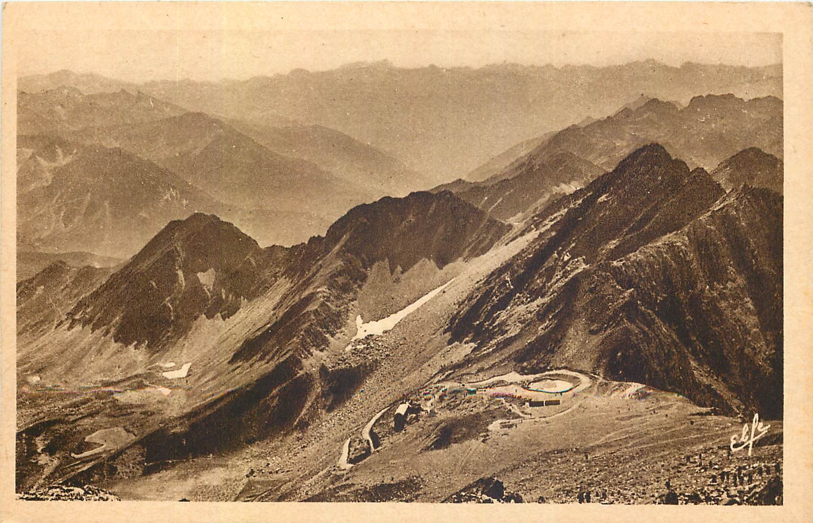 CPA Pic du Midi Le Plateau du Laquet Terminus de la Route 