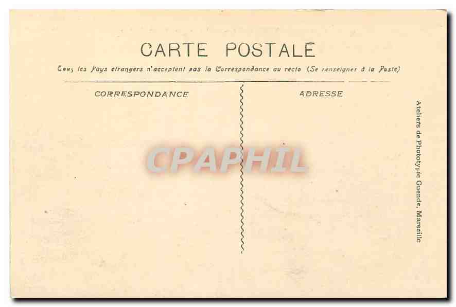 CPA Marseille Exposition coloniale Grand Palais  — Rückseite