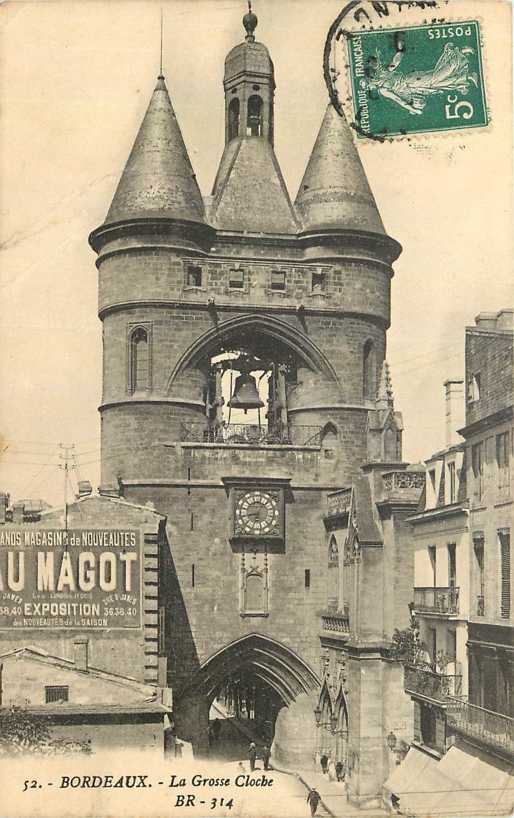 CPA Bordeaux La Grosse Cloche Magot