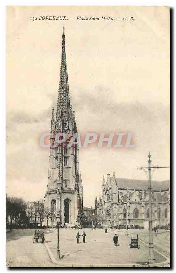 CPA Bordeaux Fleche Saint Michel 