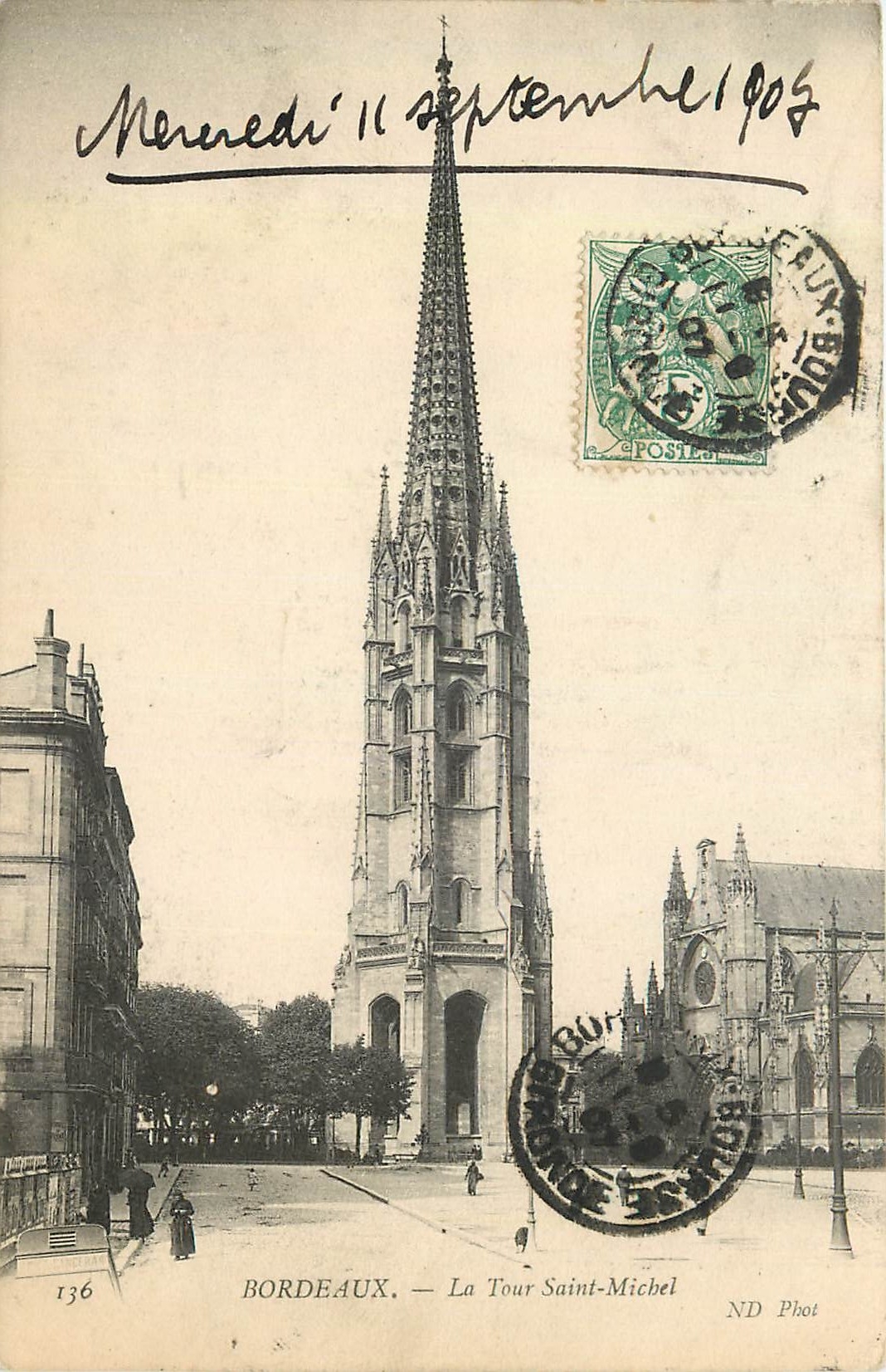 CPA Bordeaux La Tour Saint Michel 