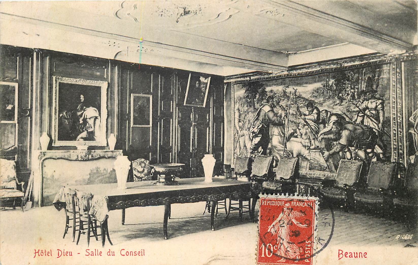 CPA Hotel Dieu Salle du Conseil Beaune 