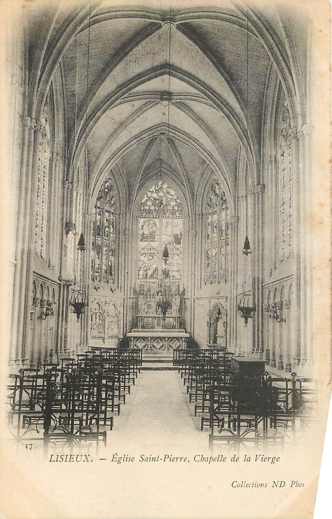CPA Lisieux Eglise Saint Pierre Chapelle de la Vierge 