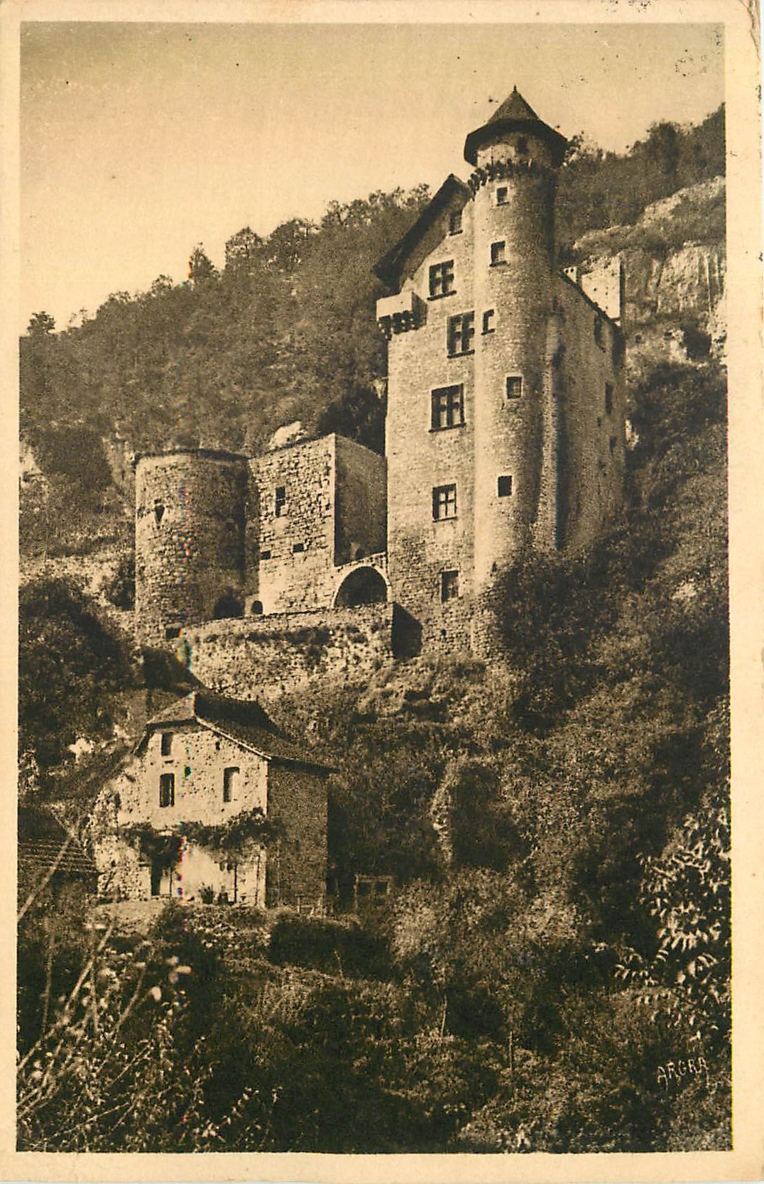 CPA Vallee du Let Larroque Toirac Le Chateau 