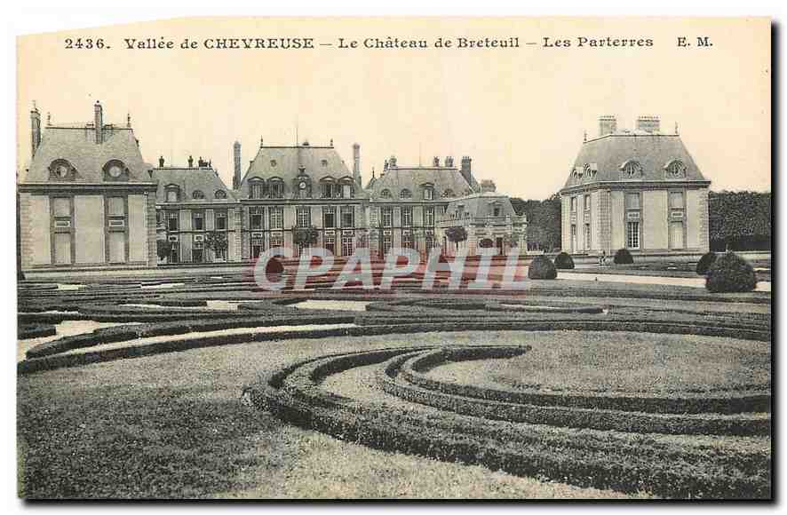 CPA Vallee de Chevreuse Le Chateau de Breteuil Les Parterres 