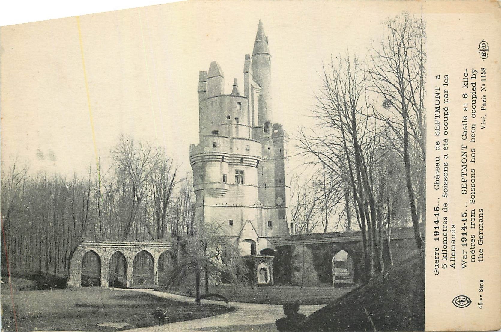 CPA Guerre 1914 1915 Chateau de Septmont 