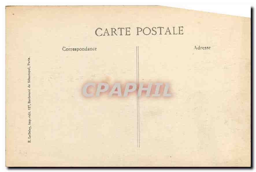 CPA Guerre 1914 1915 Chateau de Septmont  — Rückseite