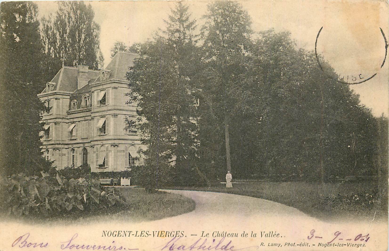 CPA Nogent les vierges Le Chateau de la Vallee 
