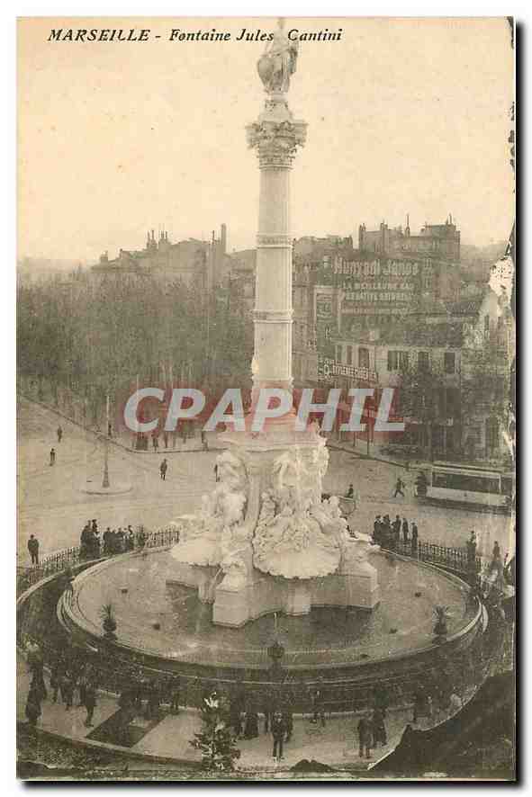 CPA Marseille Fontaine Jules Cantini 