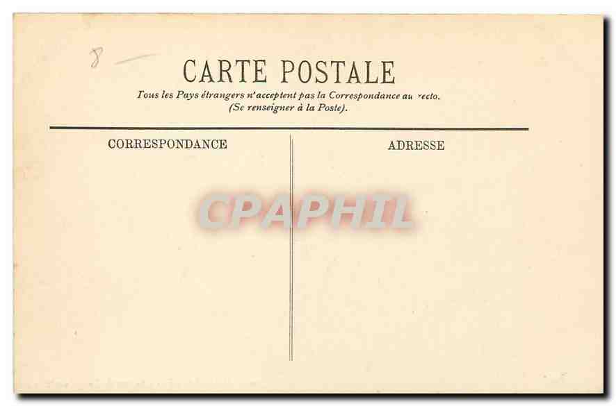 CPA Marseille Chateau de Lonebamps  — Rückseite