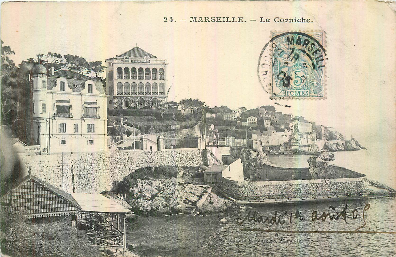 CPA Marseille La Corniche 