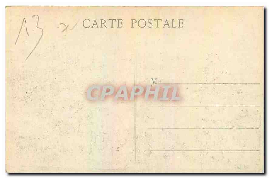 CPA Marseille Notre Dame de la Garde  — Rückseite