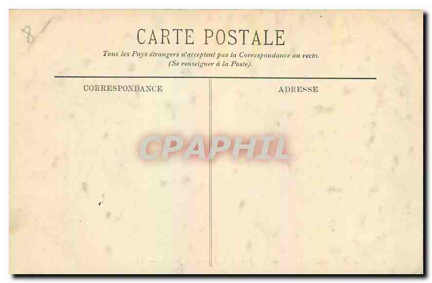 CPA Marseille La Cathedrale prise de la Jetee de la Joliette  — Verso