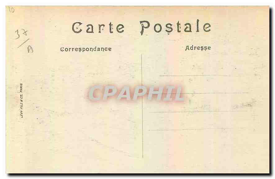CPA Luynes I et L Le Chateau et le Village  — Rückseite