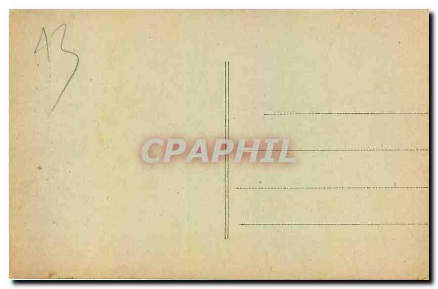 CPA Marseille Fontaine Cantini  — Verso