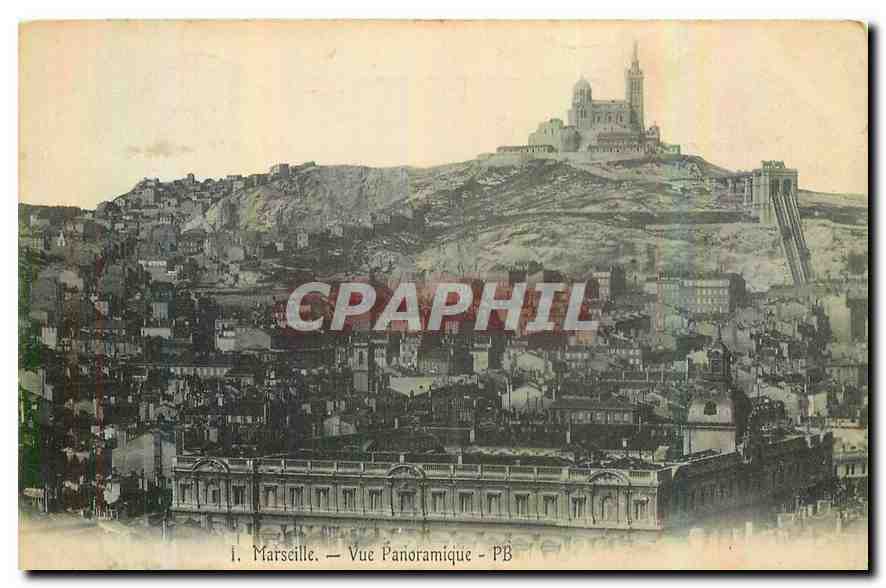 CPA Marseille Vue panoramique 