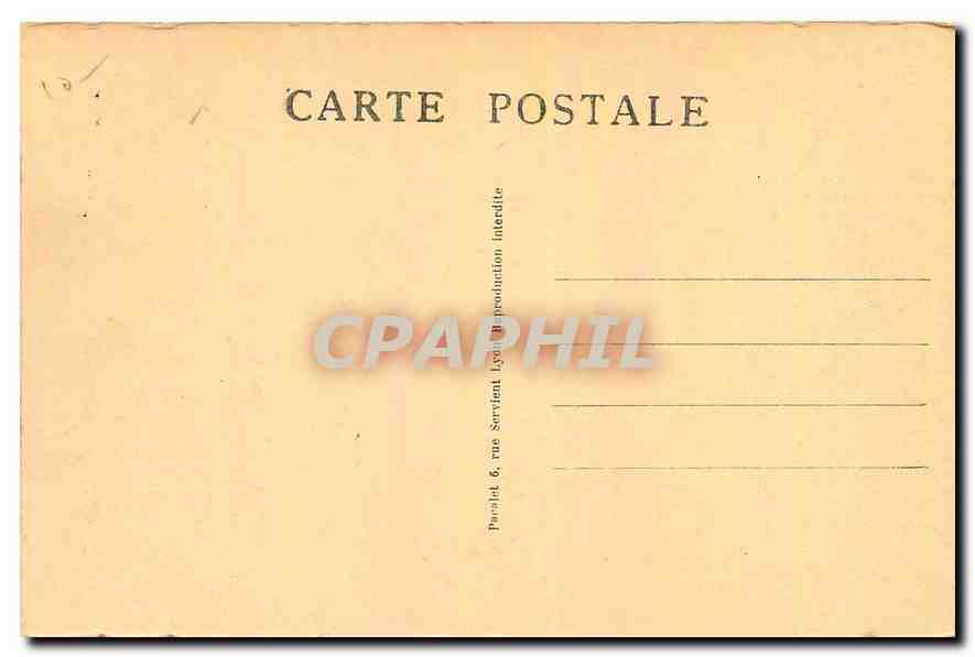 CPA Evian les bains La Buvette Cachat  — Verso