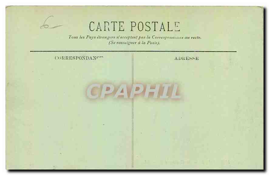 CPA Marseille Le Chateau d'If  — Verso