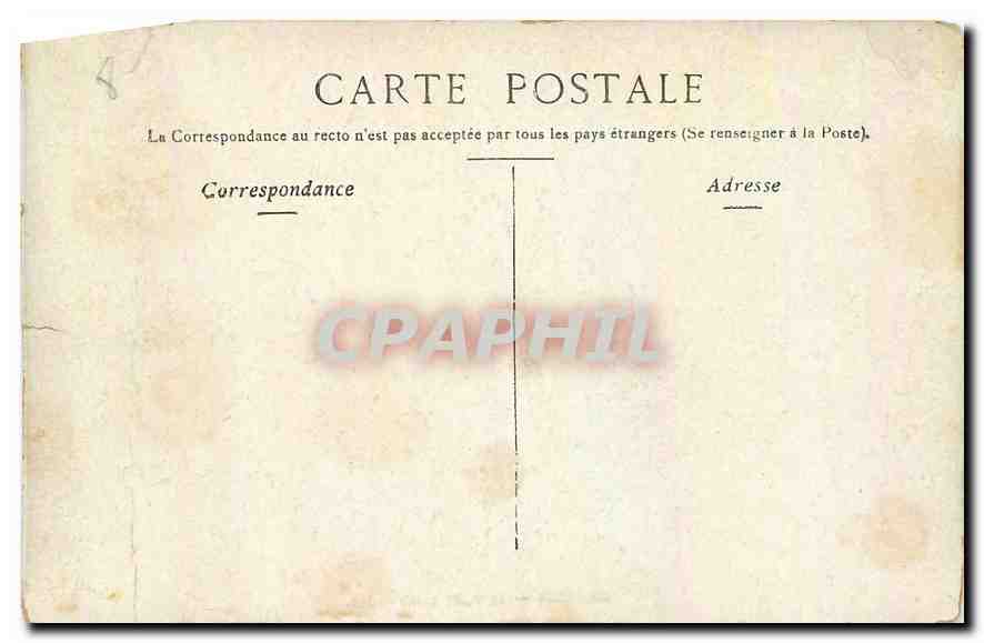 CPA Marseille Le Fort Saint Jean  — Rückseite