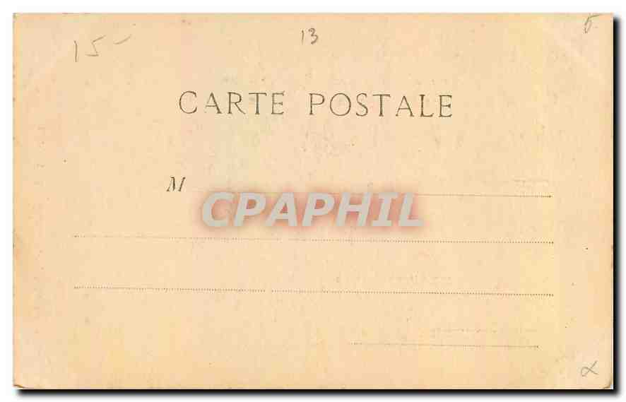 CPA Marseille N D de la Garde  — Rückseite