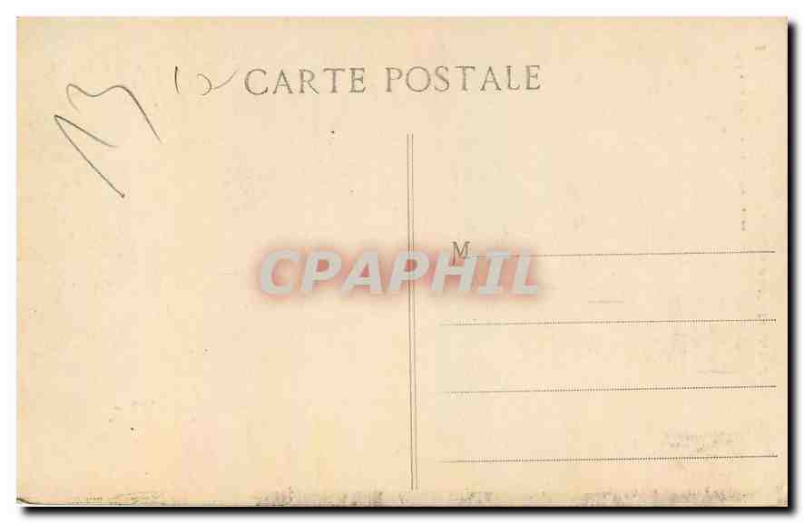 CPA Marseille Ascenseurs de N D de la Garde  — Rückseite