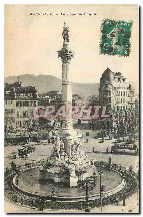 CPA Marseille La Fontaine Cantini 