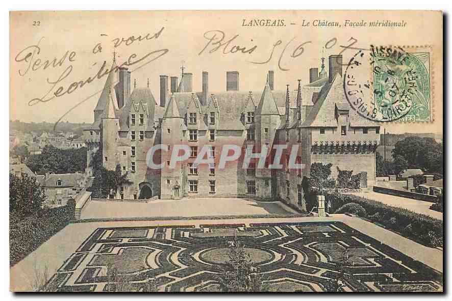 CPA Langeais Le Chateau Facade meridionale 