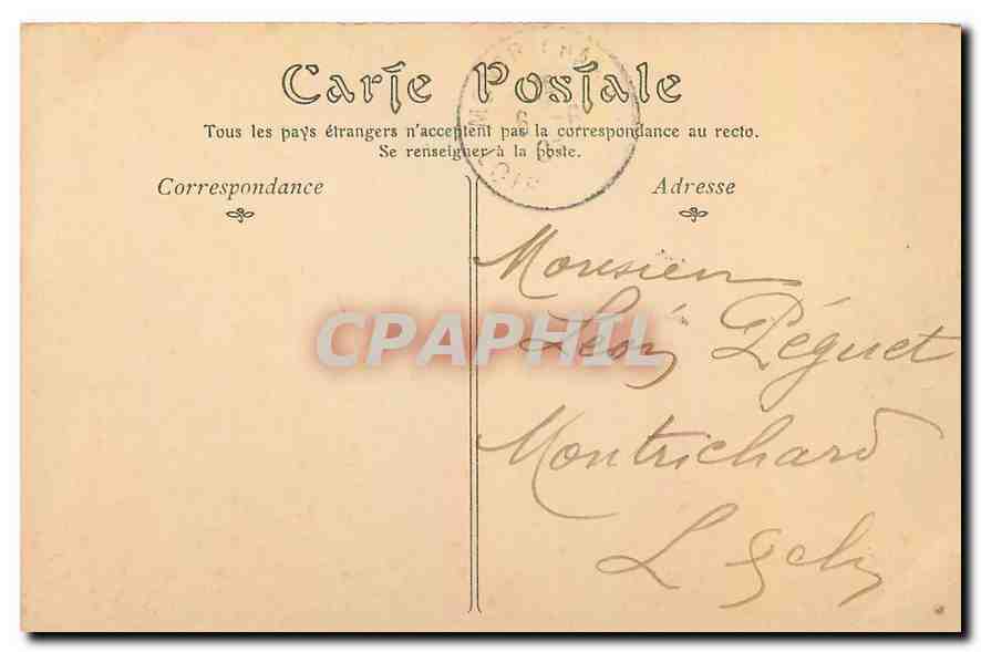 CPA Langeais Le Chateau Facade meridionale  — Verso
