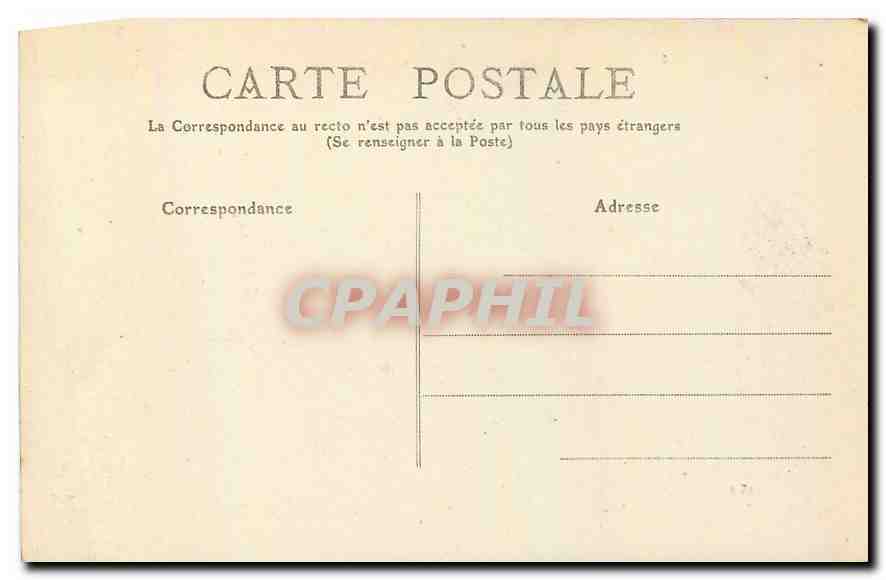 CPA Vue du Chateau Royal d'Amboise  — Rückseite