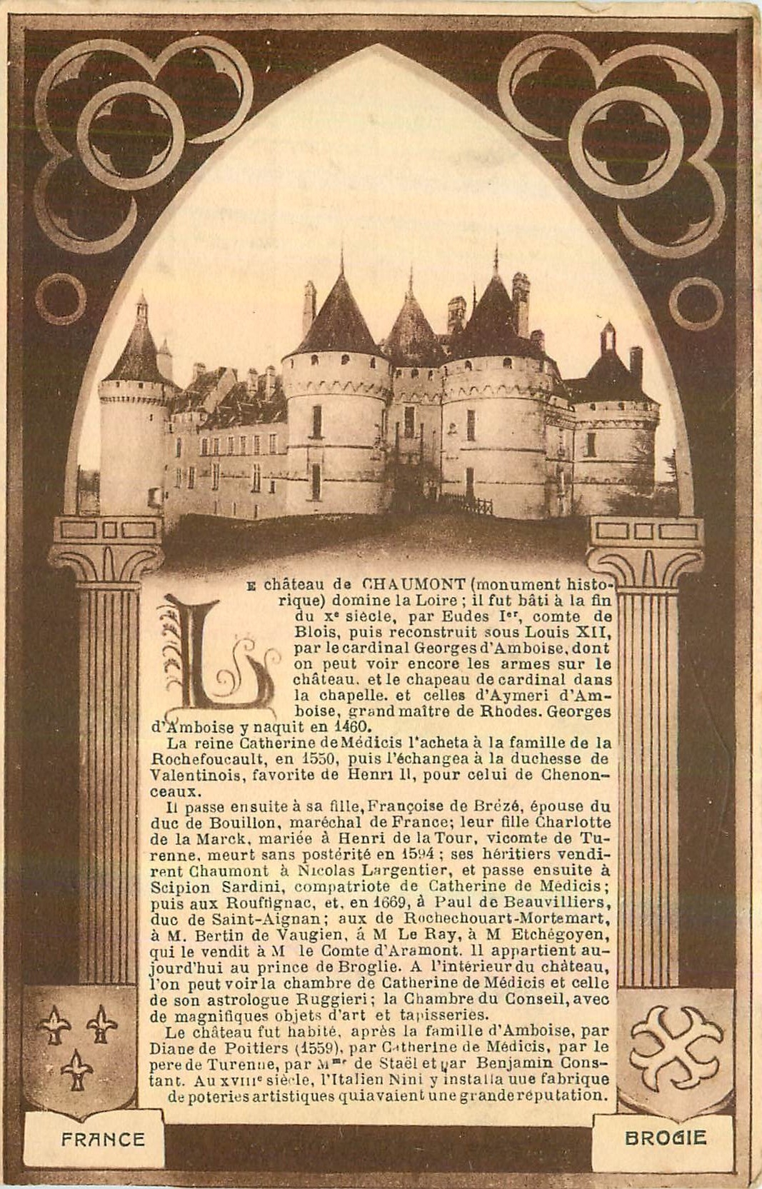 Château de Chaumont — monument historique — Broglie