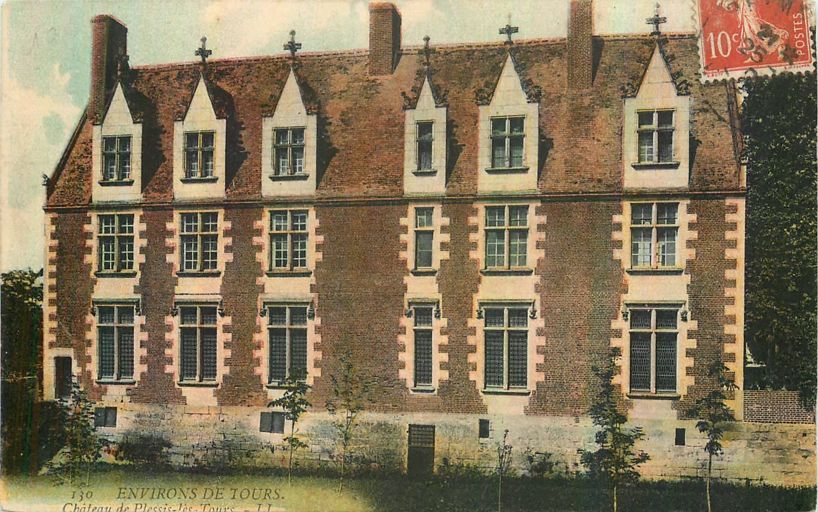 CPA Environs de Tours Chateau de Plessis les Tours 