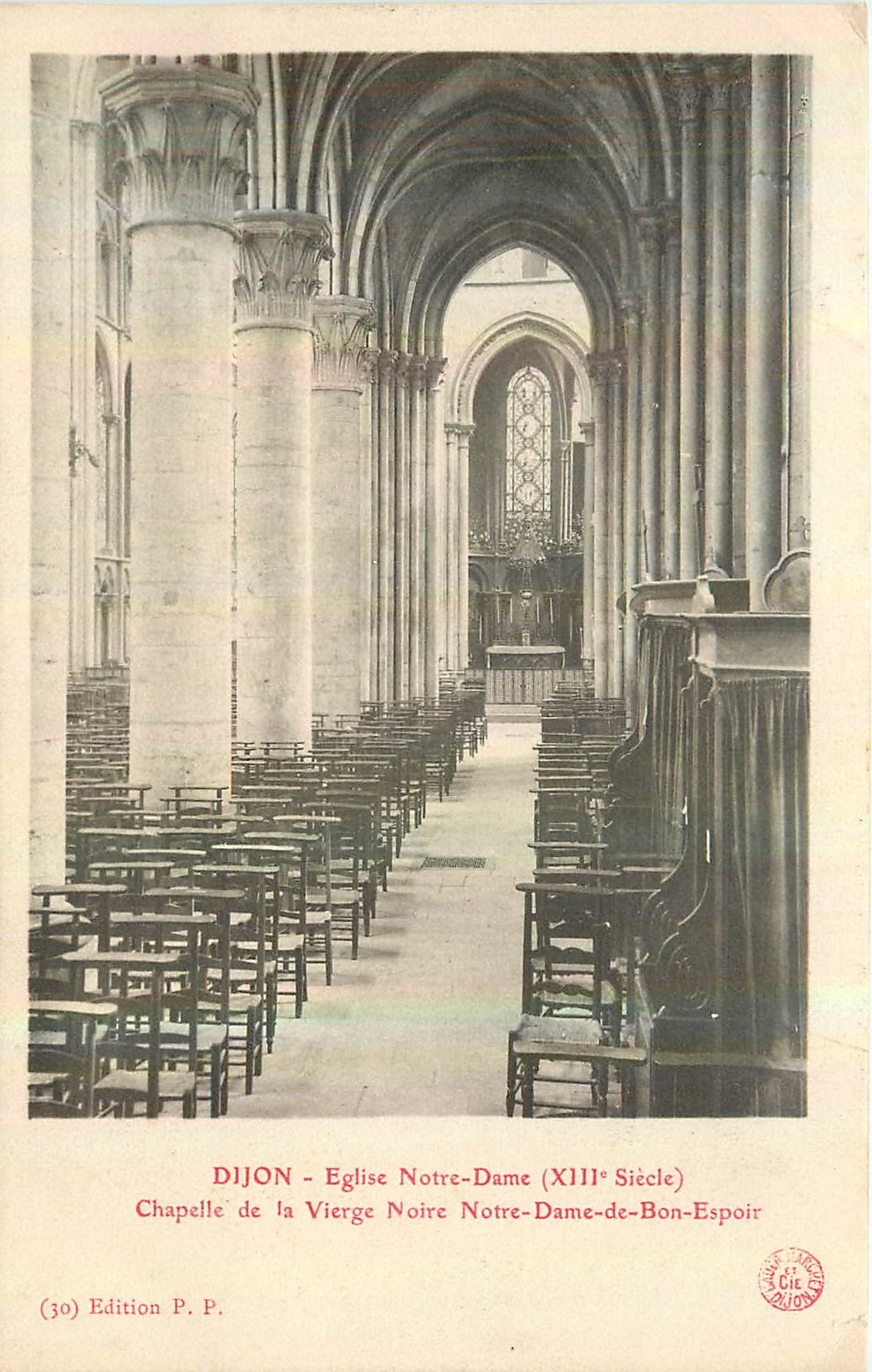 CPA Dijon Eglise Notre Dame Chapelle de la Vierge Noire Notre Dame de Bon Espoir 
