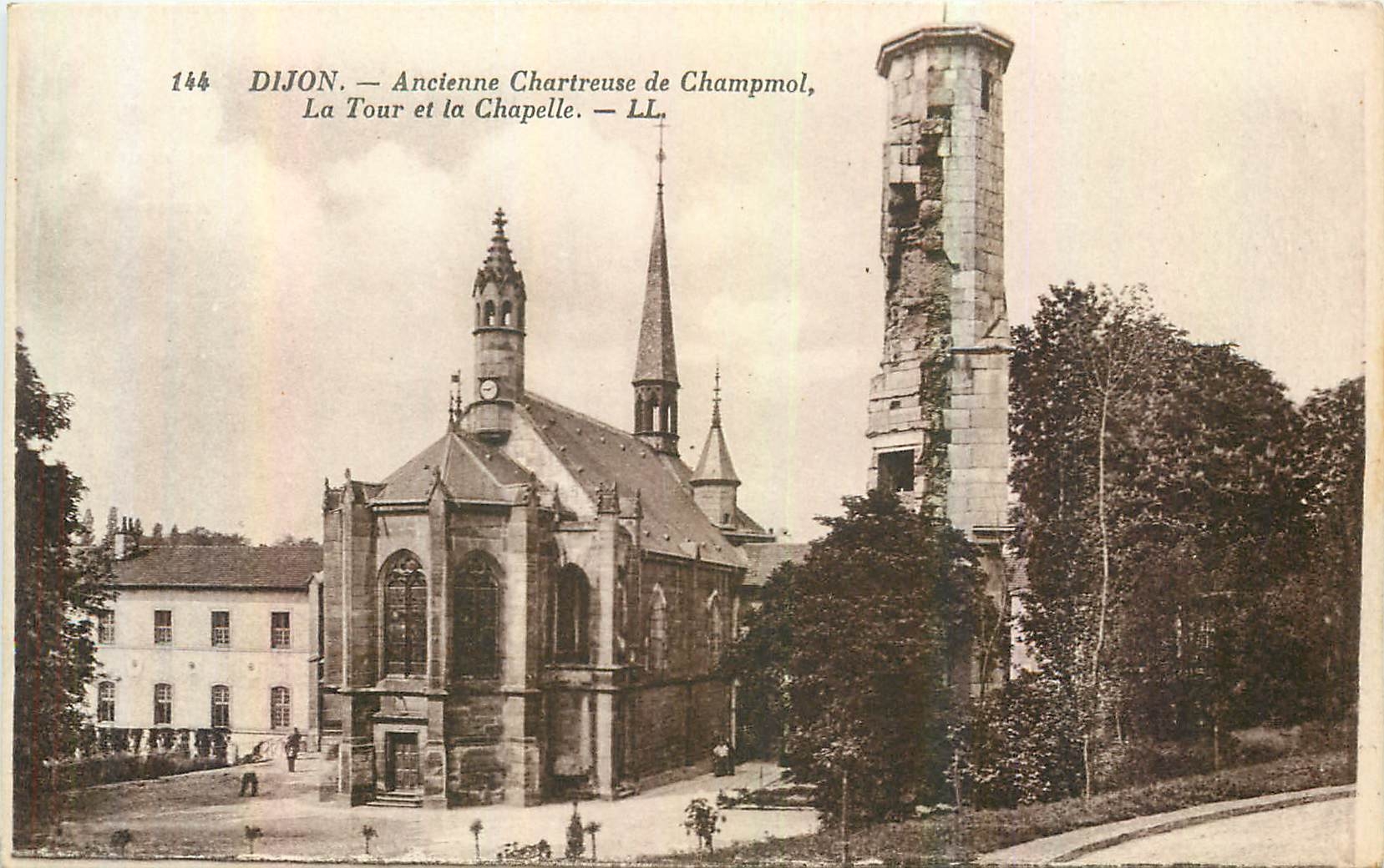 CPA Dijon Ancienne Chartreuse de Champmol La Tour et la Chapelle 