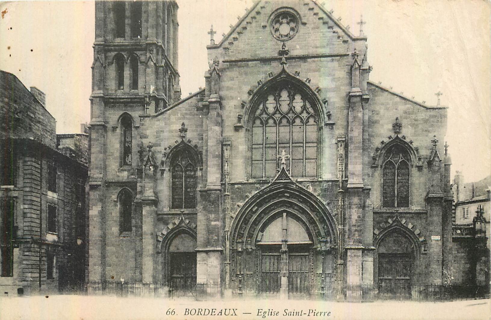 CPA Bordeaux Eglise Saint Pierre 