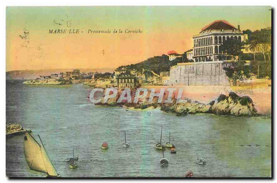 CPA Marseille Promenade de la Corniche 