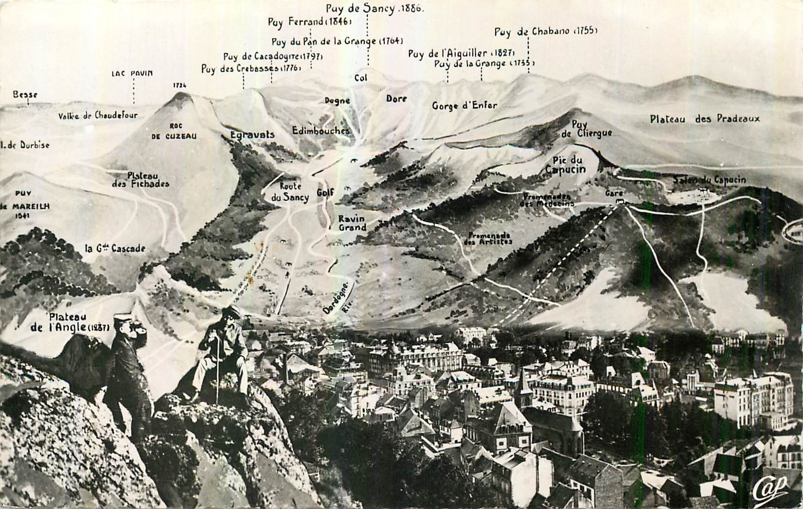 CPA Le Mont Dore Vue panoramique 
