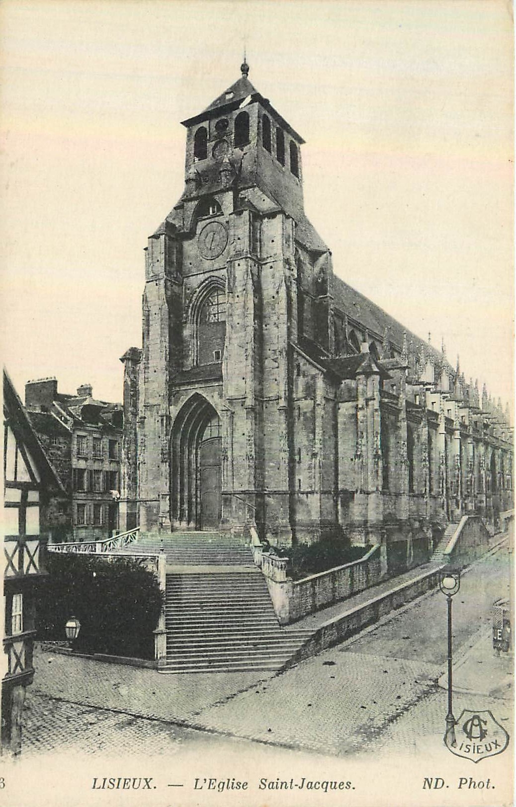 CPA Lisieux L'Eglise Saint Jacques 