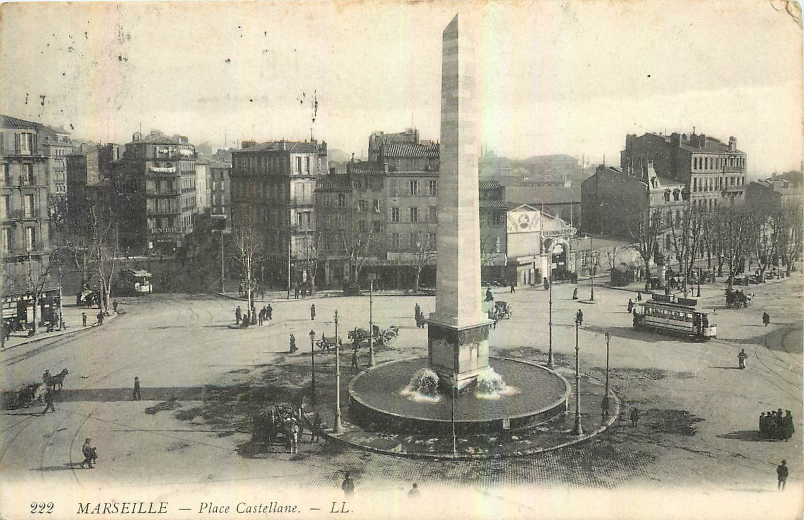 CPA Marseille Place Castellane 