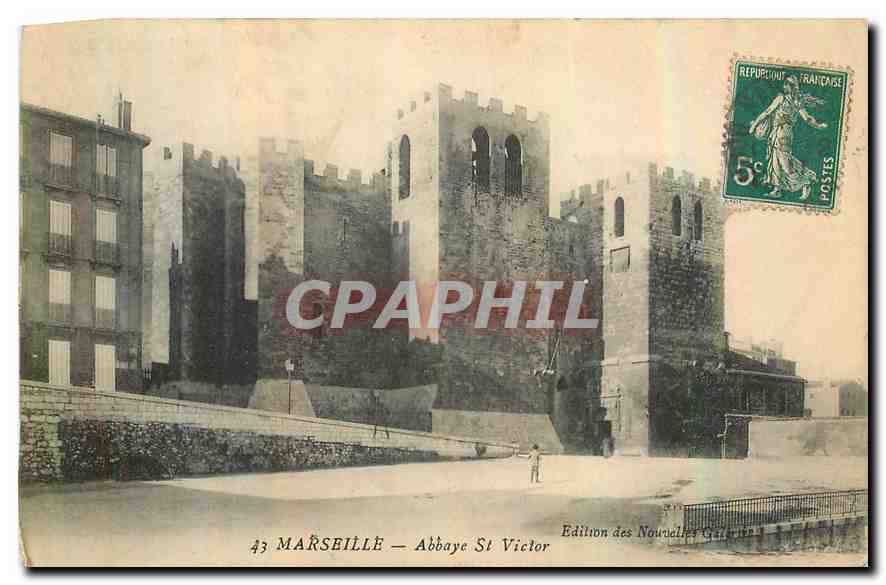 CPA Marseille Abbaye St Victor 