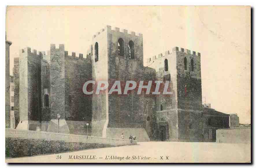 CPA Marseille L'Abbaye de St Victor 