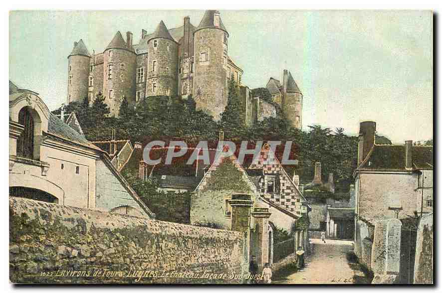 CPA Environs de Tours Luynes Le Chateau Facade sud ouest 
