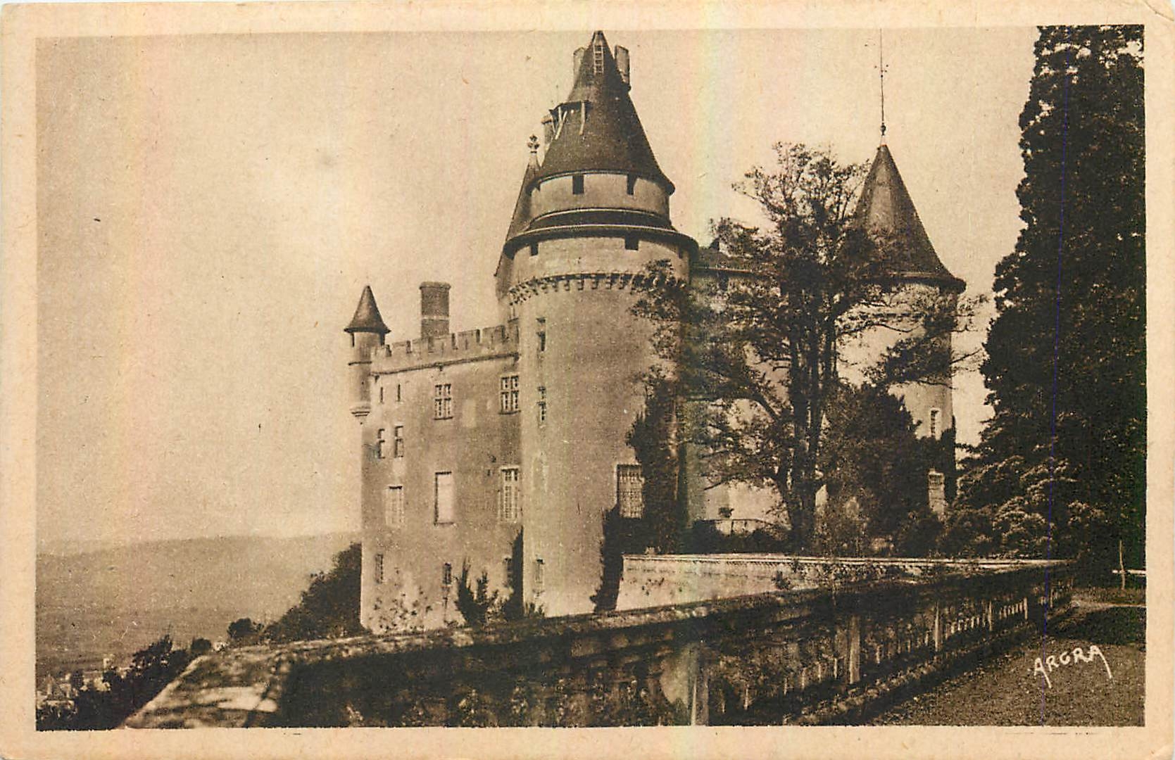 CPA Vallee du Lot Environs de Cahors Chateau de Mercues 
